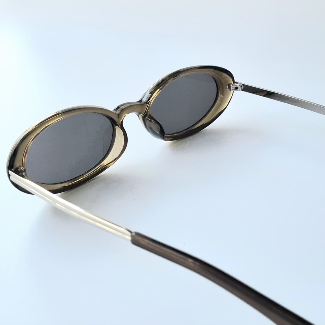 레트로 긱시크 오벌 Y2K 선글라스 상품이미지6