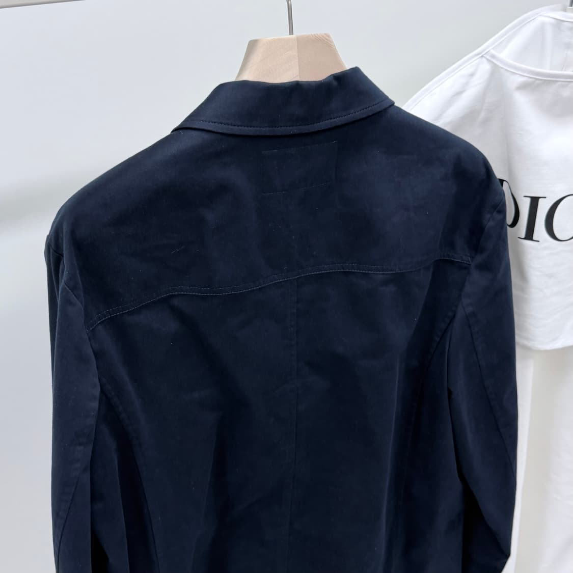 [S급/52] 디올 x 티어스 데님 블루종 자켓 다크네이비 상품이미지5