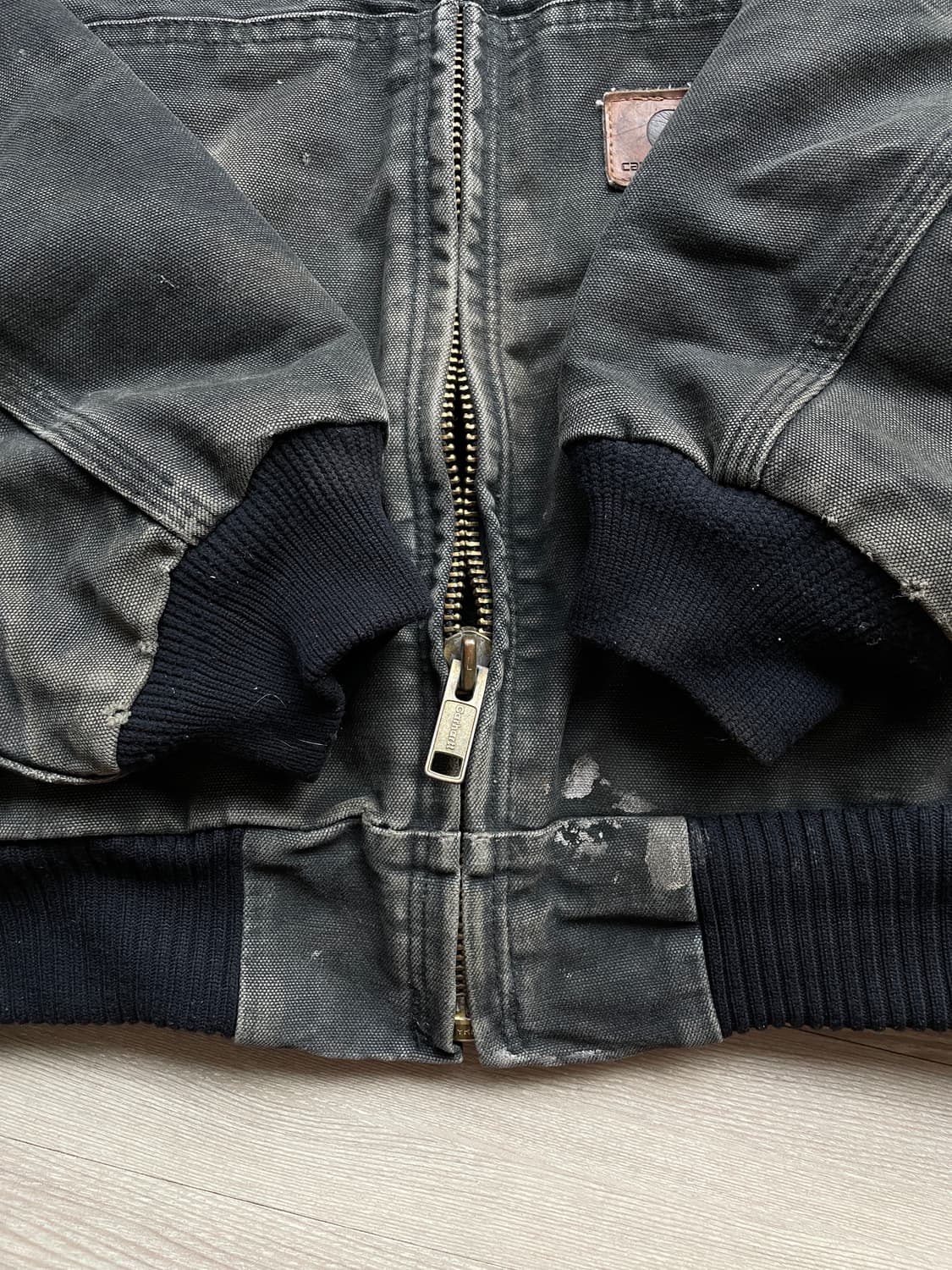 칼하트 j130 BLK 블랙 액티브 자켓 샌드스톤 carhartt 상품이미지7