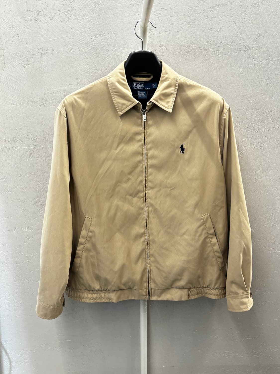 폴로 랄프로렌  베이지 폴리쉘 스윙톱 자켓 S 상품이미지2