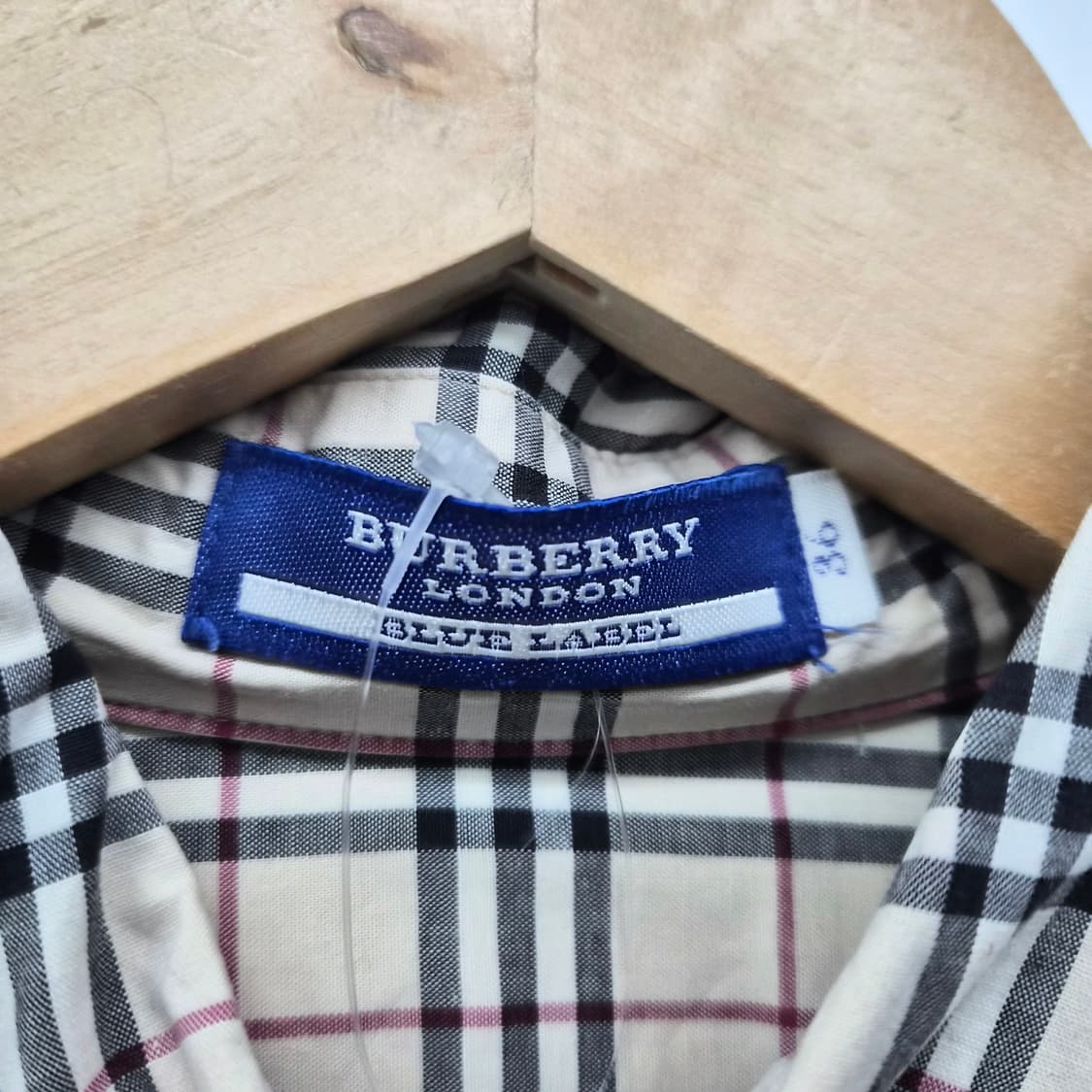 버버리 체크 셔츠 여성 XS 상품이미지4