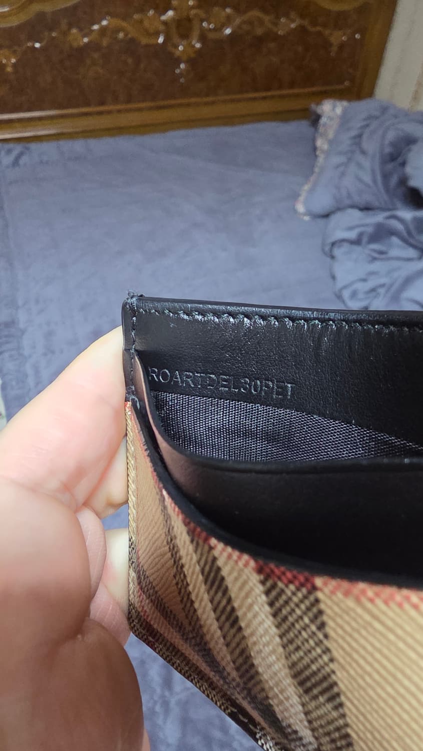 (정품) 버버리 빈티지 체크 카드지갑/남녀공용/개인/팝니다. 상품이미지5