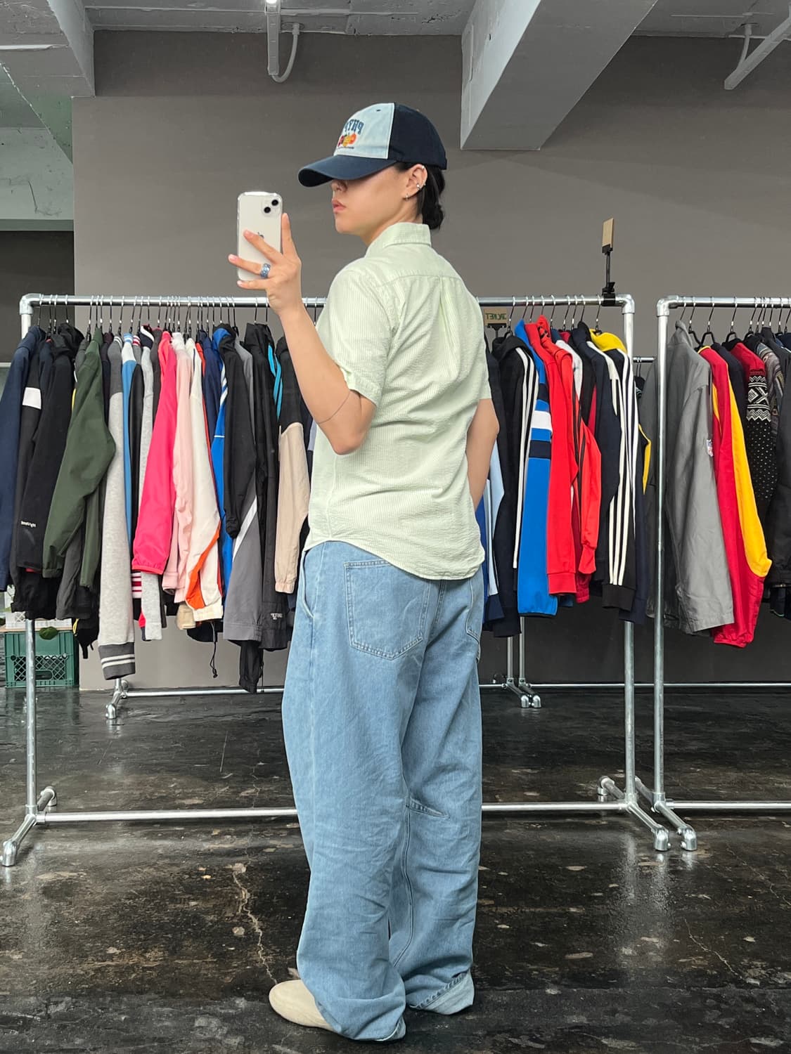 폴로 랄프로렌 스트라이프 엠보 반팔 셔츠 상품이미지6