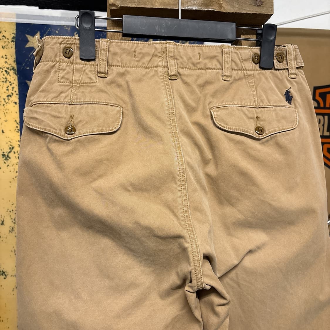 90s 폴로 랄프로렌 웰메이드 클래식 오피서 치노팬츠 빈티지워싱 N774 상품이미지6