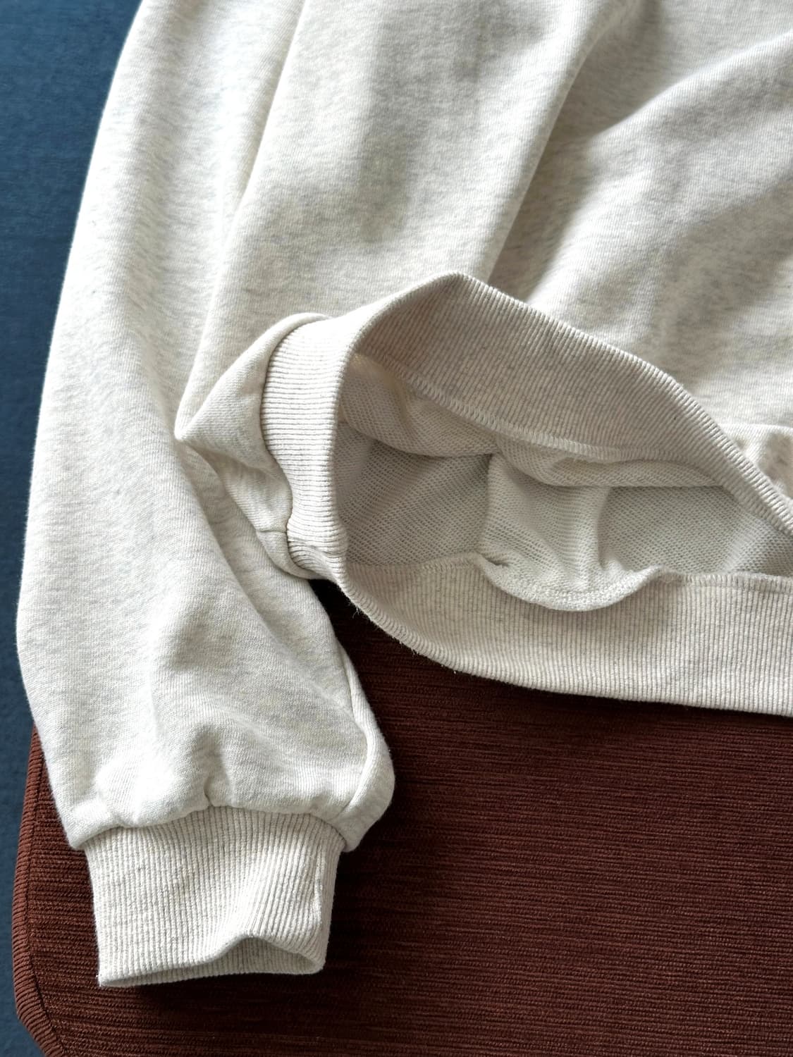 2way rib neck wide sweat P/O 상품이미지5