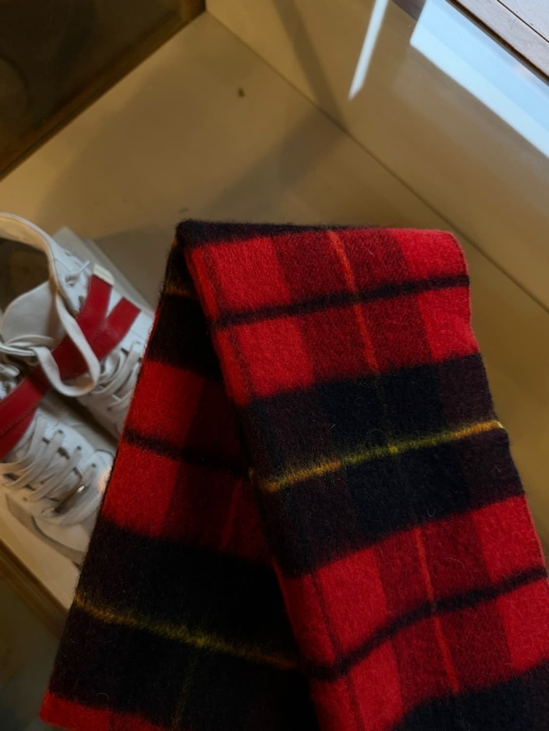 VTG 이태리 울 캐시미어 머플러 상품이미지3