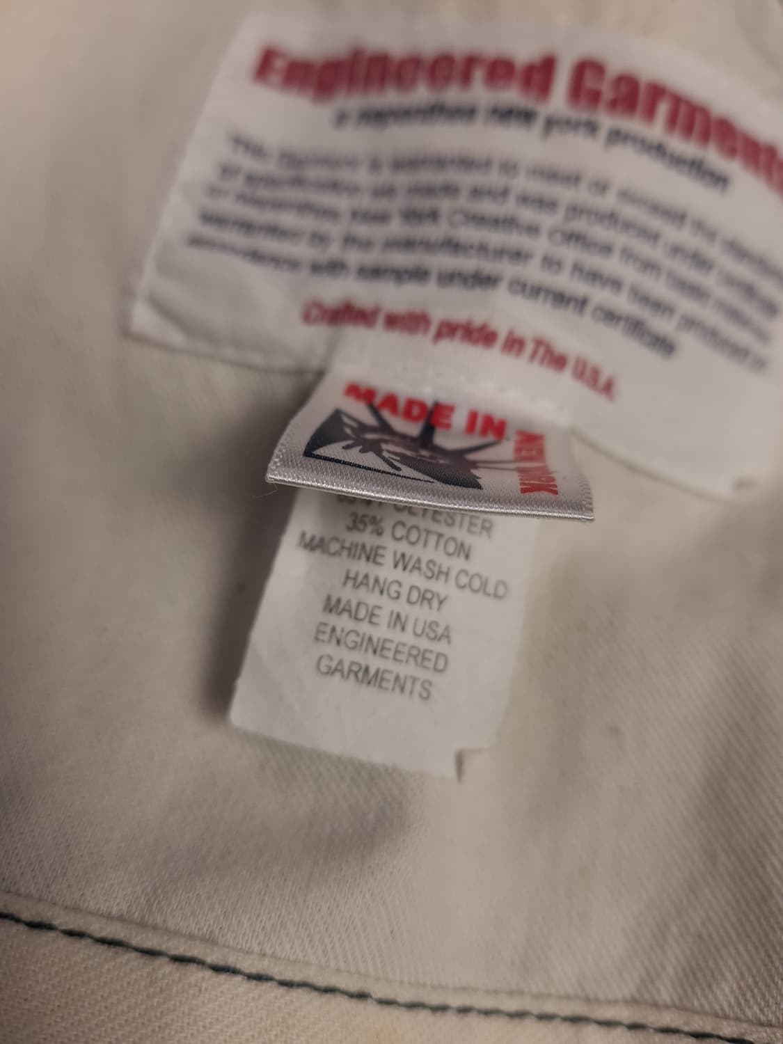 새제품급 오리지날 엔지니어드가먼츠 스트라이프 워크자켓 상품이미지4