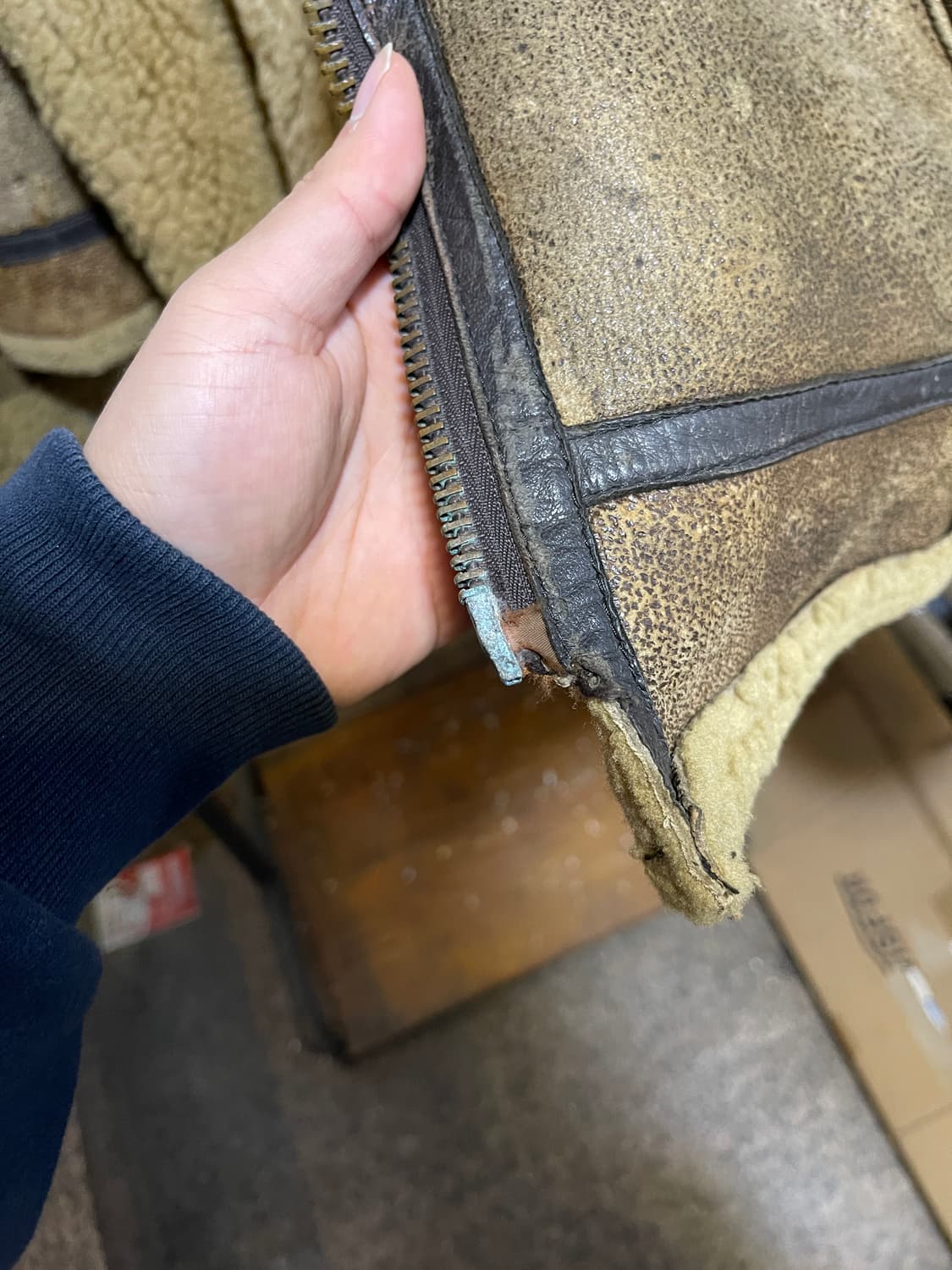 Lawrence B-3 무스탕 자켓 상품이미지7