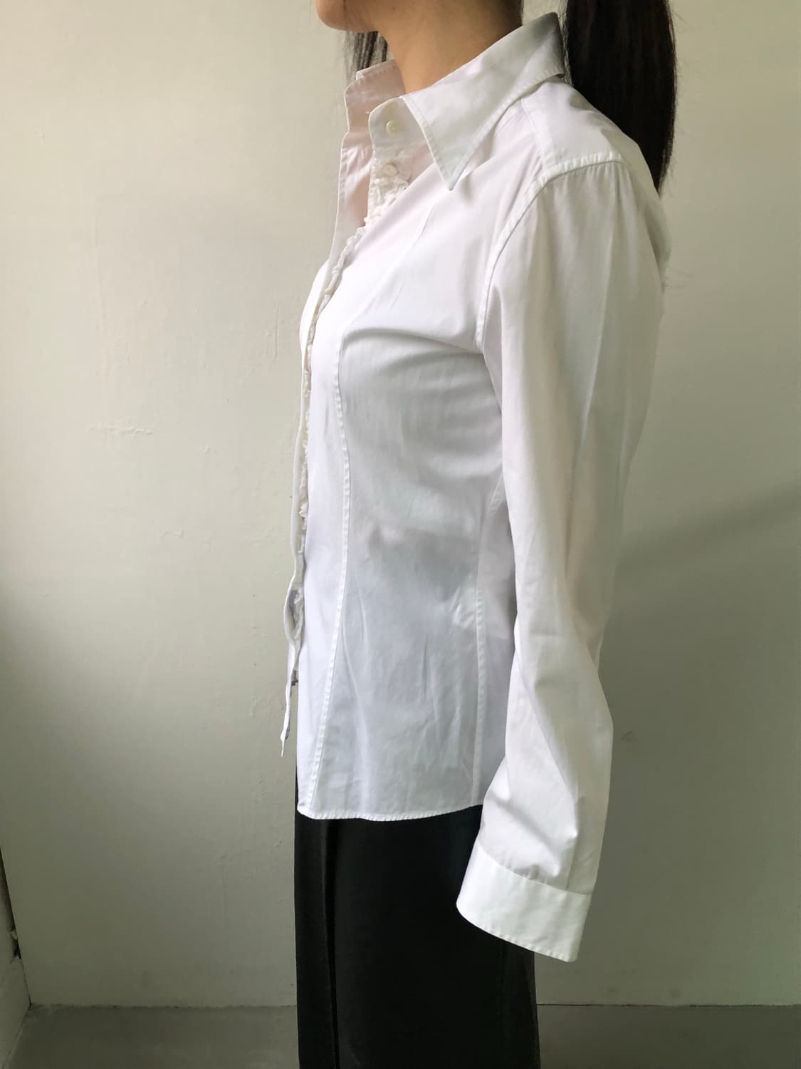 돌체앤가바나 프릴 라인 셔츠 상품이미지3