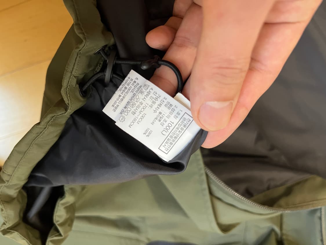 슈노맛 노스페이스 바람막이 L(100) 올리브/블랙 상품이미지7