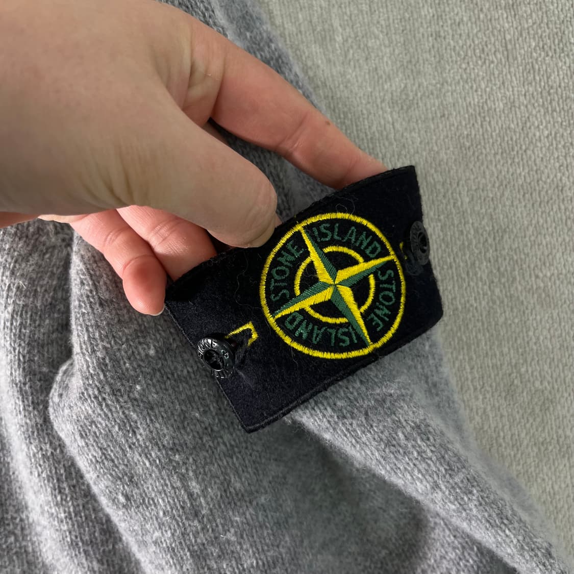 100 스톤아일랜드 18FW 반집업 울 니트  상품이미지4