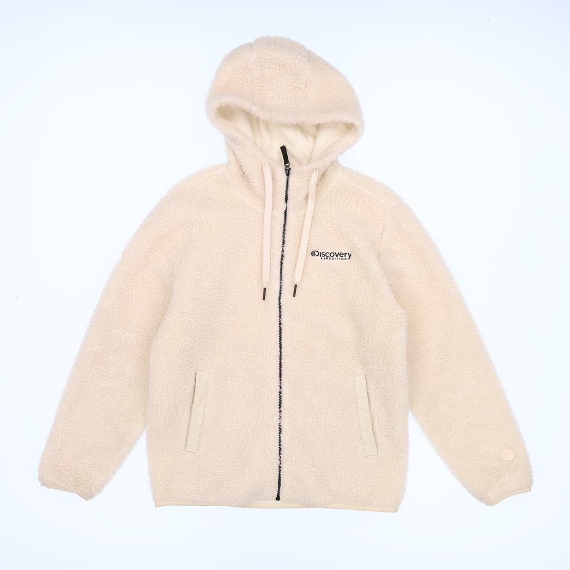 100 디스커버리 크림 뽀글이 플리스 집업 자켓 N7360 상품이미지1