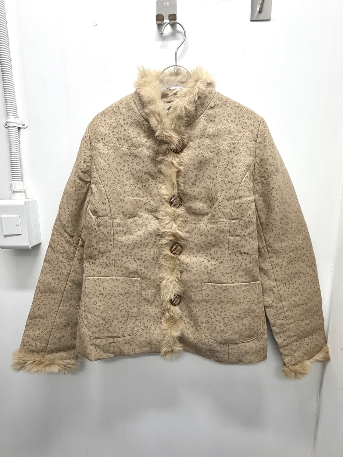 Antique Floral Fur Jacket 상품이미지3