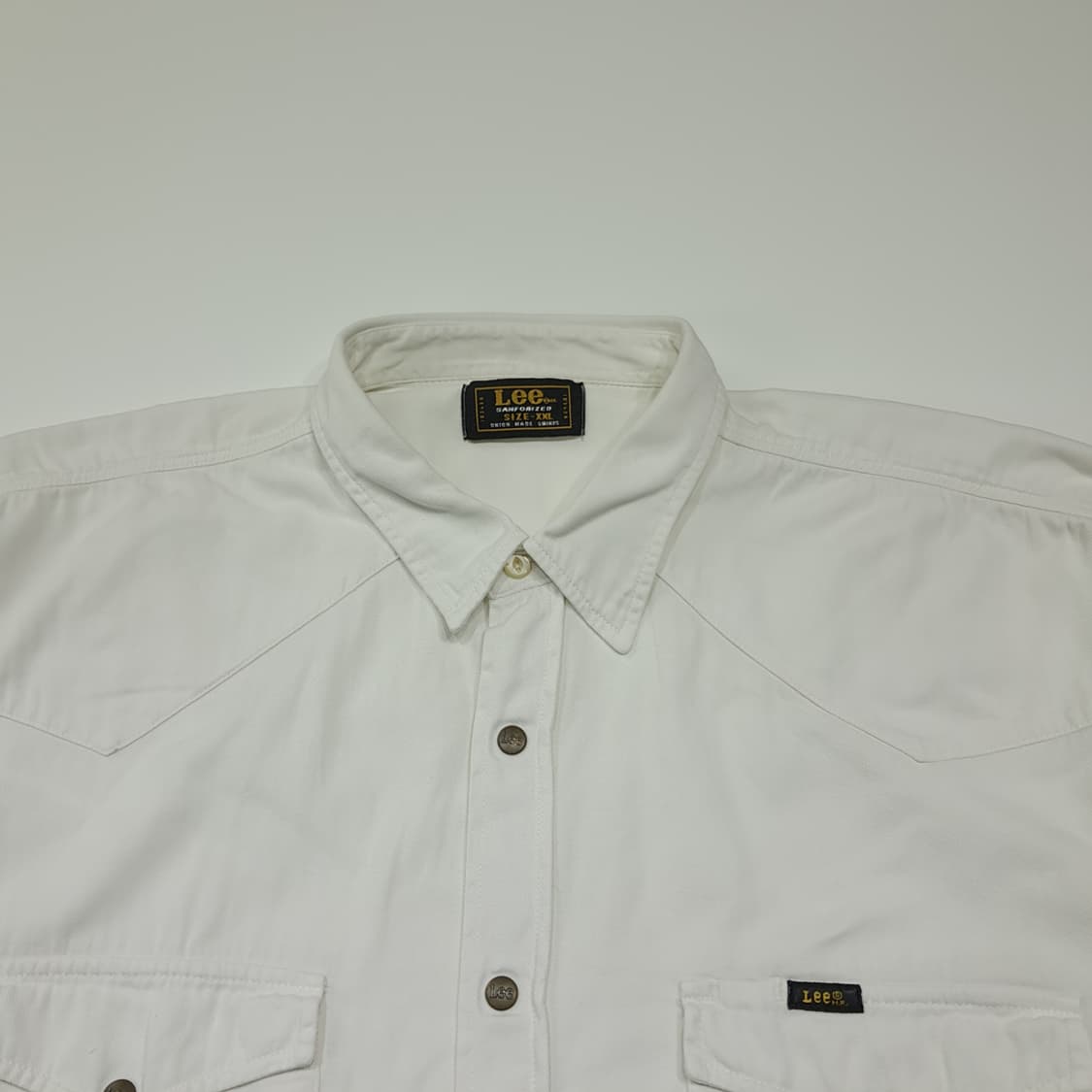 CK149 2XL 리 00s 유니온메이드 화이트 웨스턴 셔츠 남방 상품이미지2