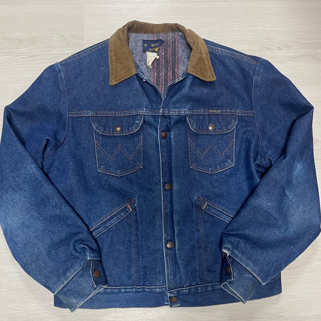 빈티지 랭글러 스톰라이더 데님자켓 상품이미지1