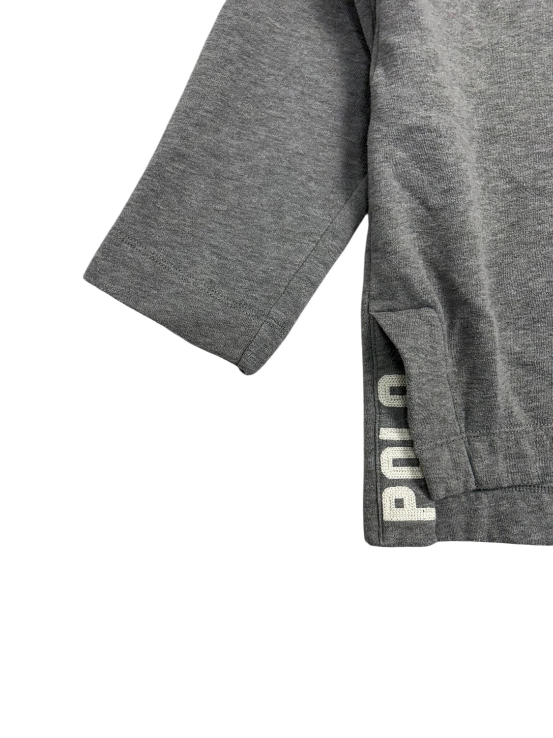 폴로 랄프로렌 7부 맨투맨 그레이 상품이미지2