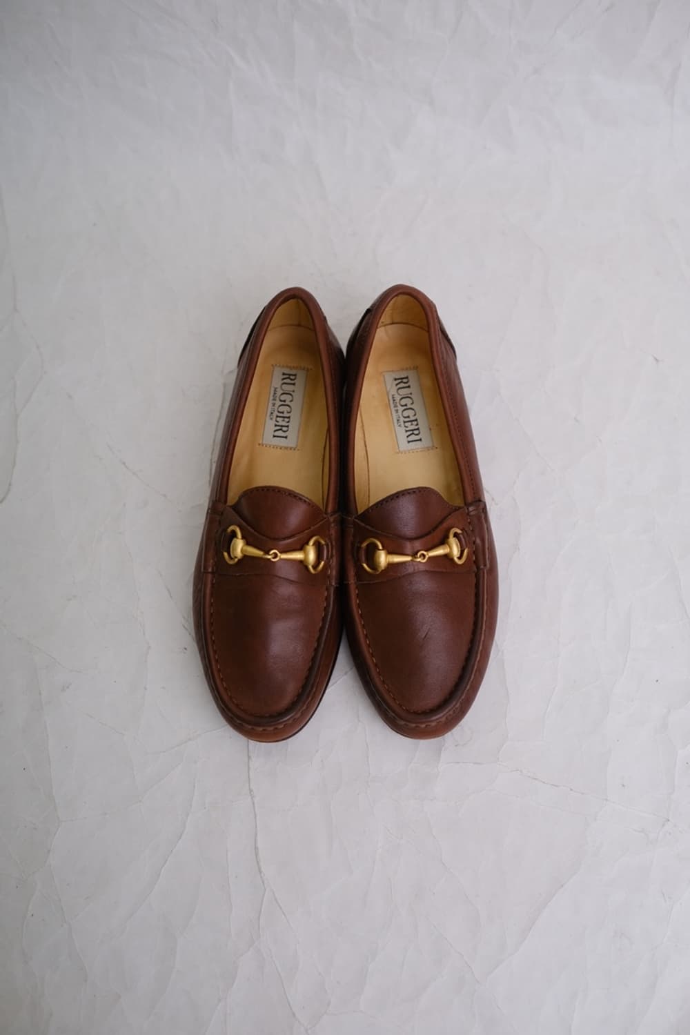 Italy ruggeri vero cuoio chain loafer 상품이미지4