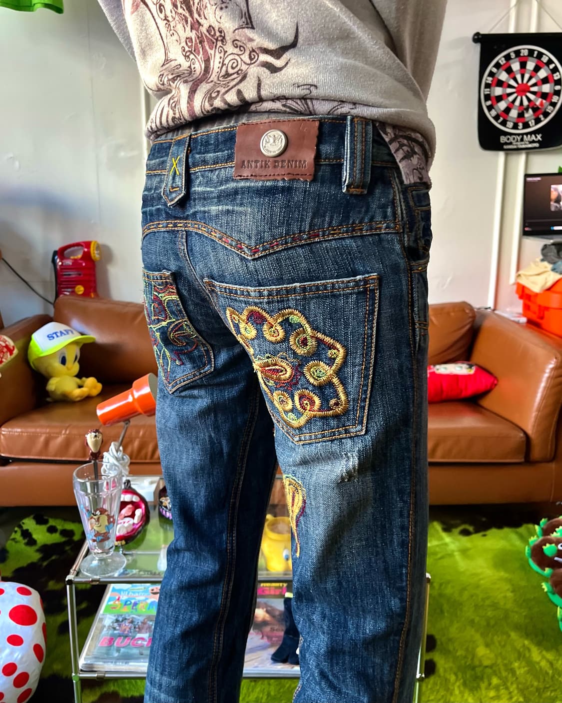 90-00s ANTIK DENIM U.S.A Flare Jeans 상품이미지3