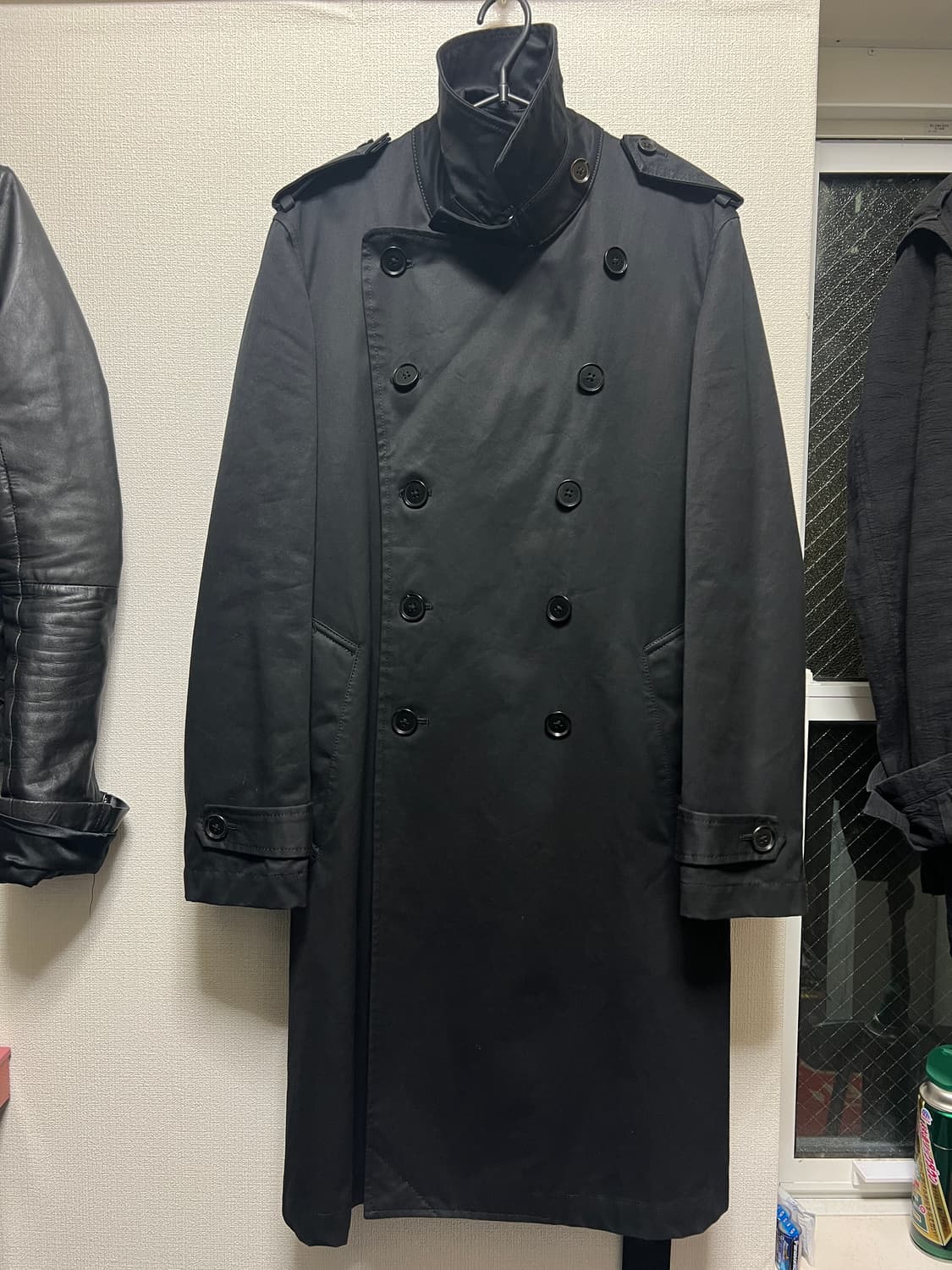 요지야마모토 Y’s / 블랙 트렌치코트 상품이미지2