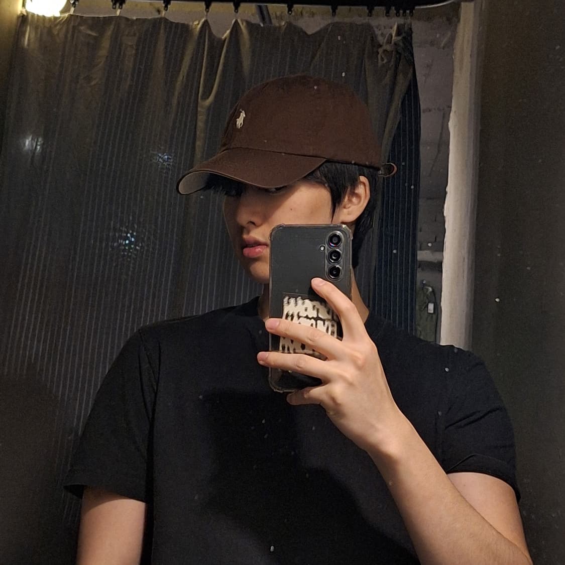 폴로랄프로렌 두산 00s 브라운 화이트포니 레더스트랩 코튼 볼캡 야구모자 상품이미지1