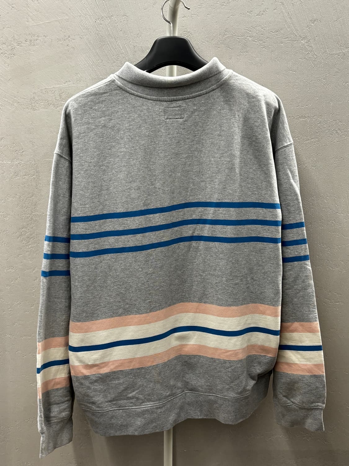 오베이 스트라이프 긴팔 카라티 그레이 2XL 상품이미지7