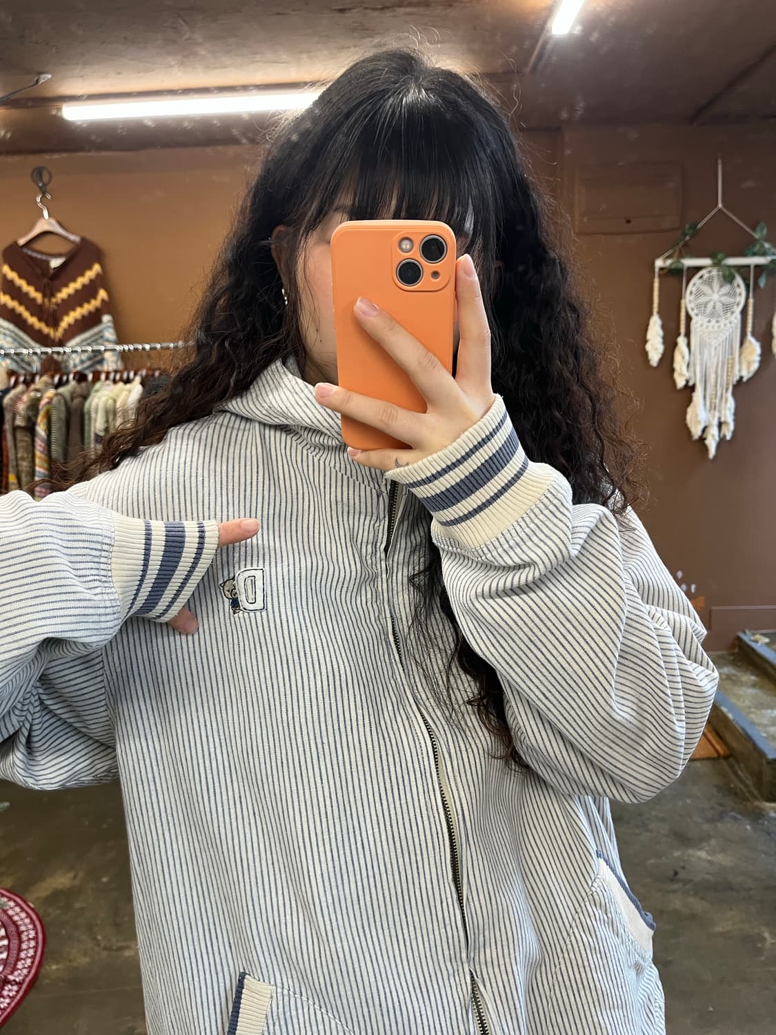 drugstores 스트라이프 후드집업 상품이미지6