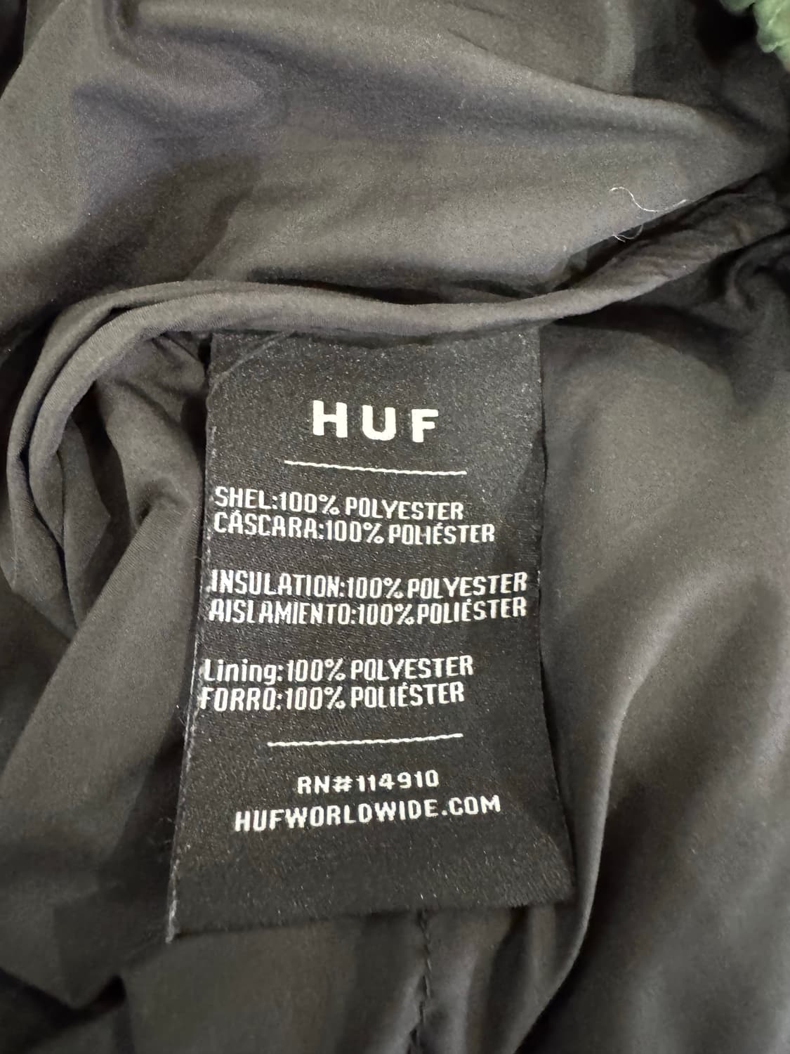 HUF 허프 카모 아노락 패딩  상품이미지6