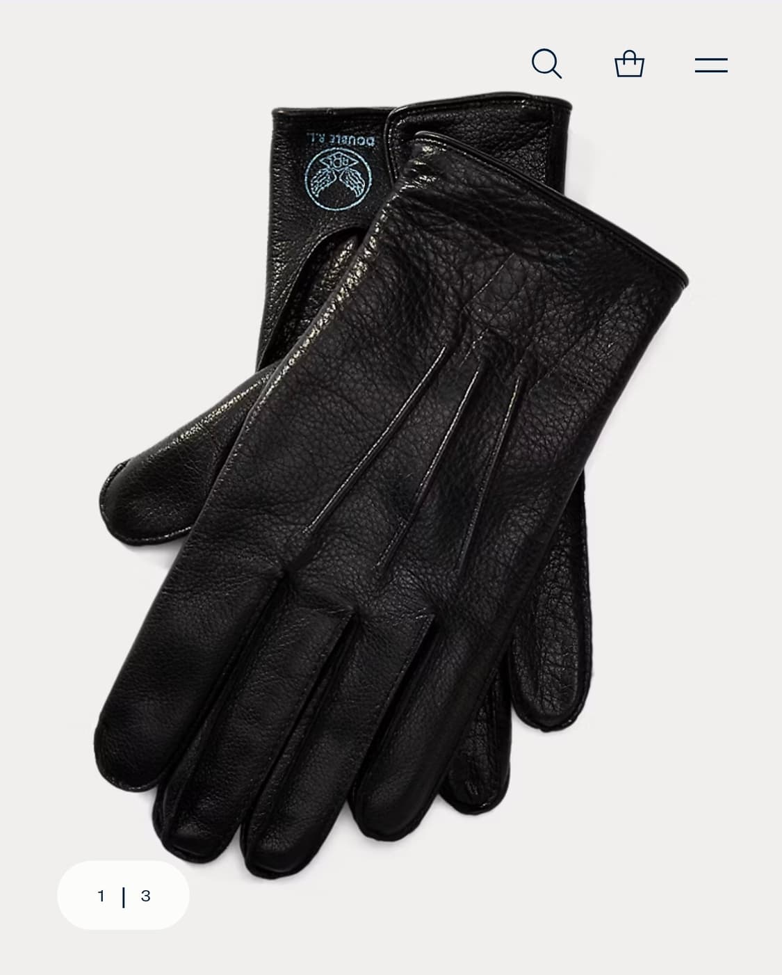 RRL 라인 레더 글로브 S 상품이미지1