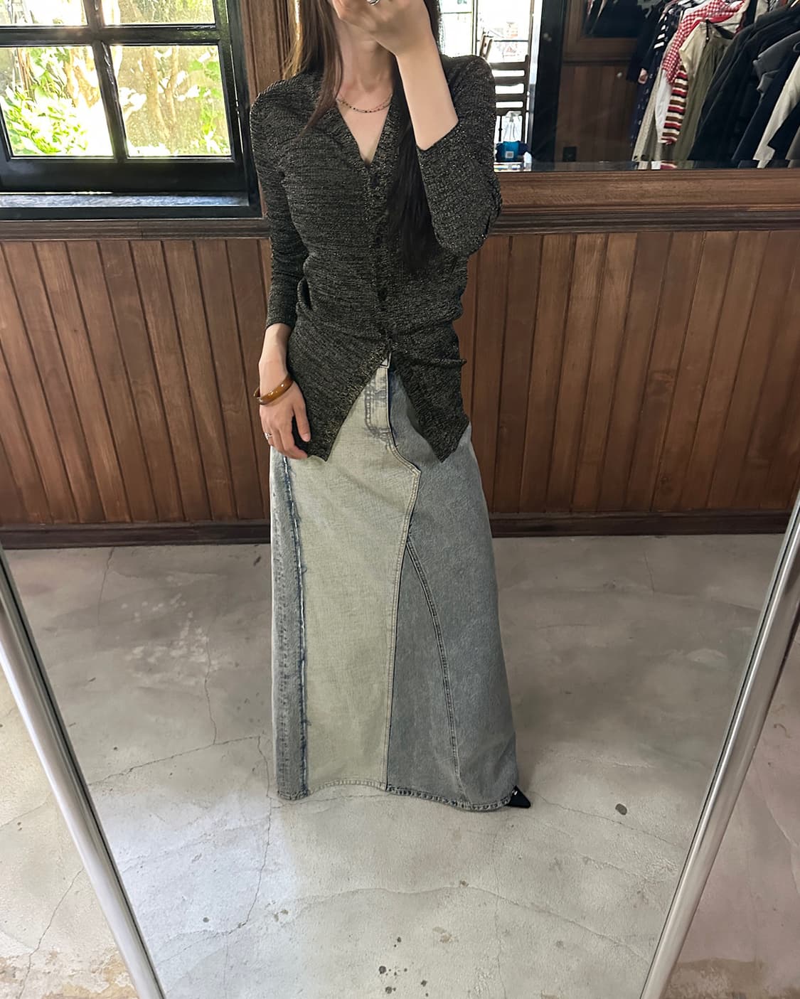 MM6 MAISON MARGIELA denim skirt 상품이미지1