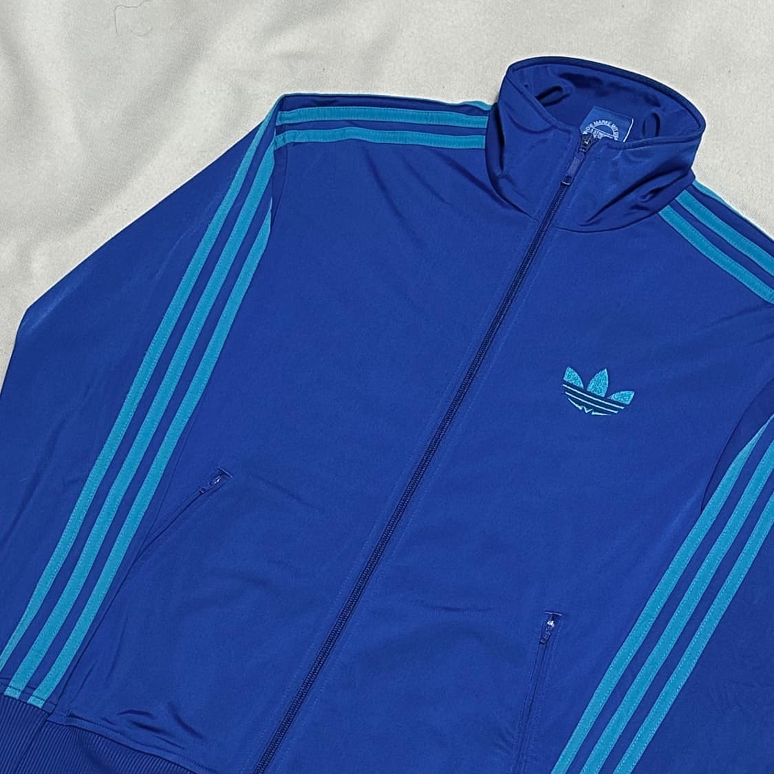 90 아디다스 블루 파이어버드 트랙탑 져지 상품이미지1