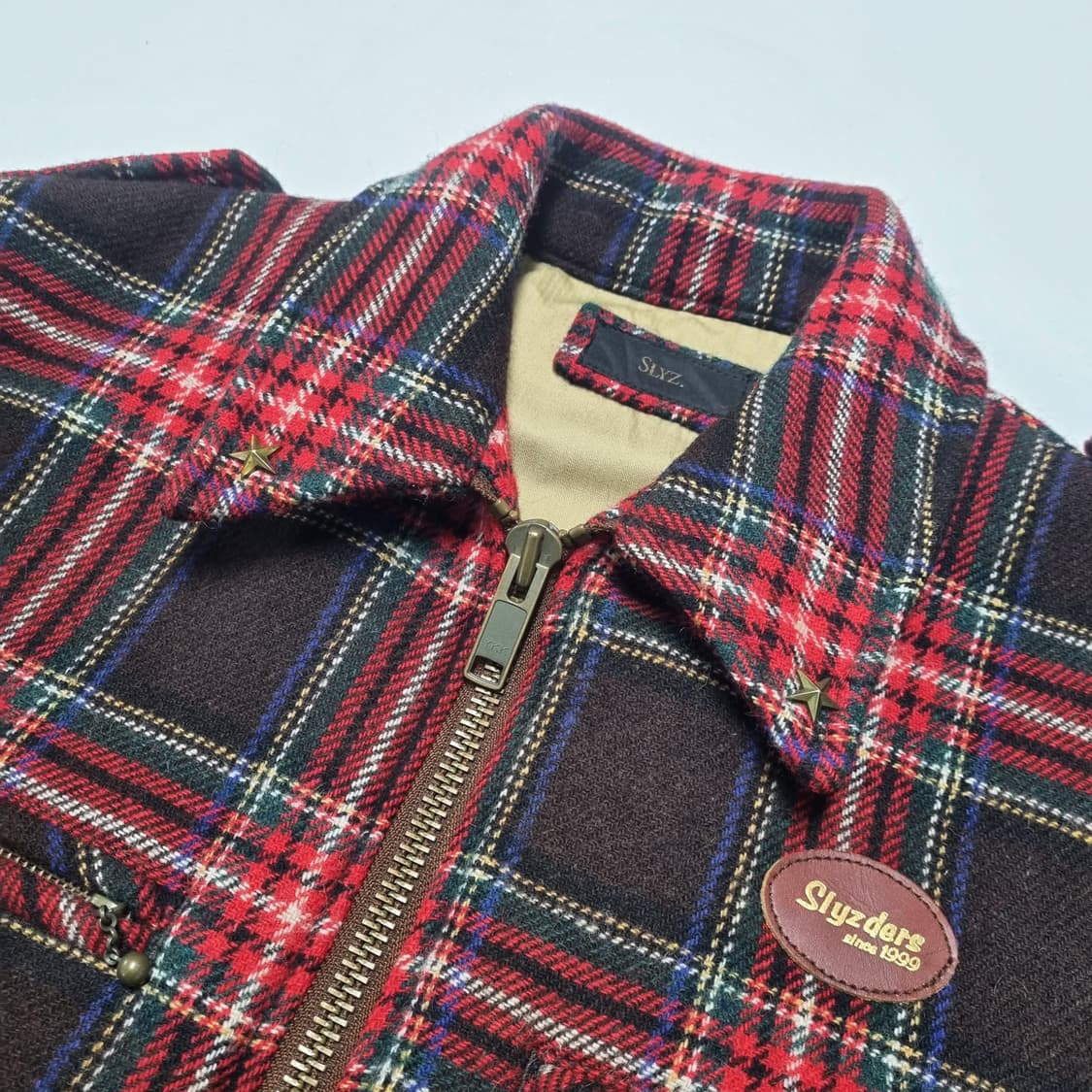 SLYZ 타탄체크 라이더자켓 - 48 상품이미지4