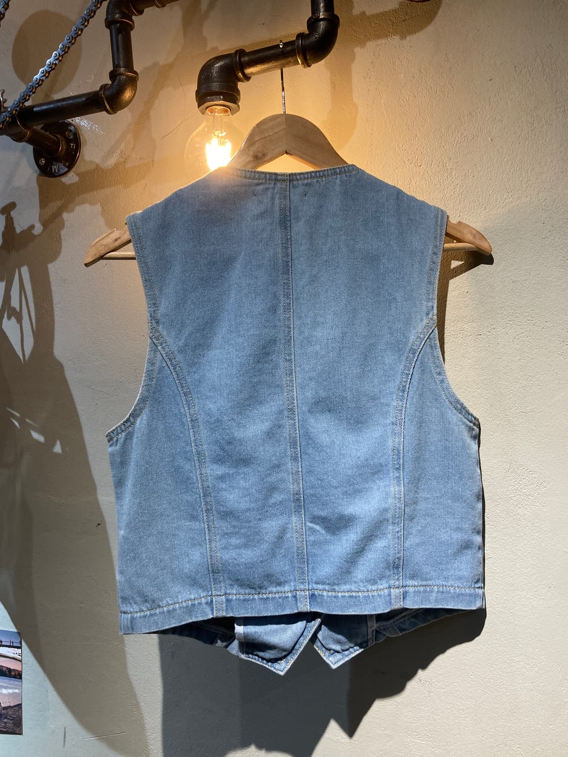 플라스틱 아일랜드 데님 베스트 상품이미지2