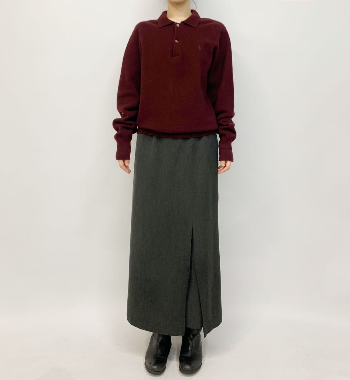 폴로 랄프 로렌 카라 니트 상품이미지2