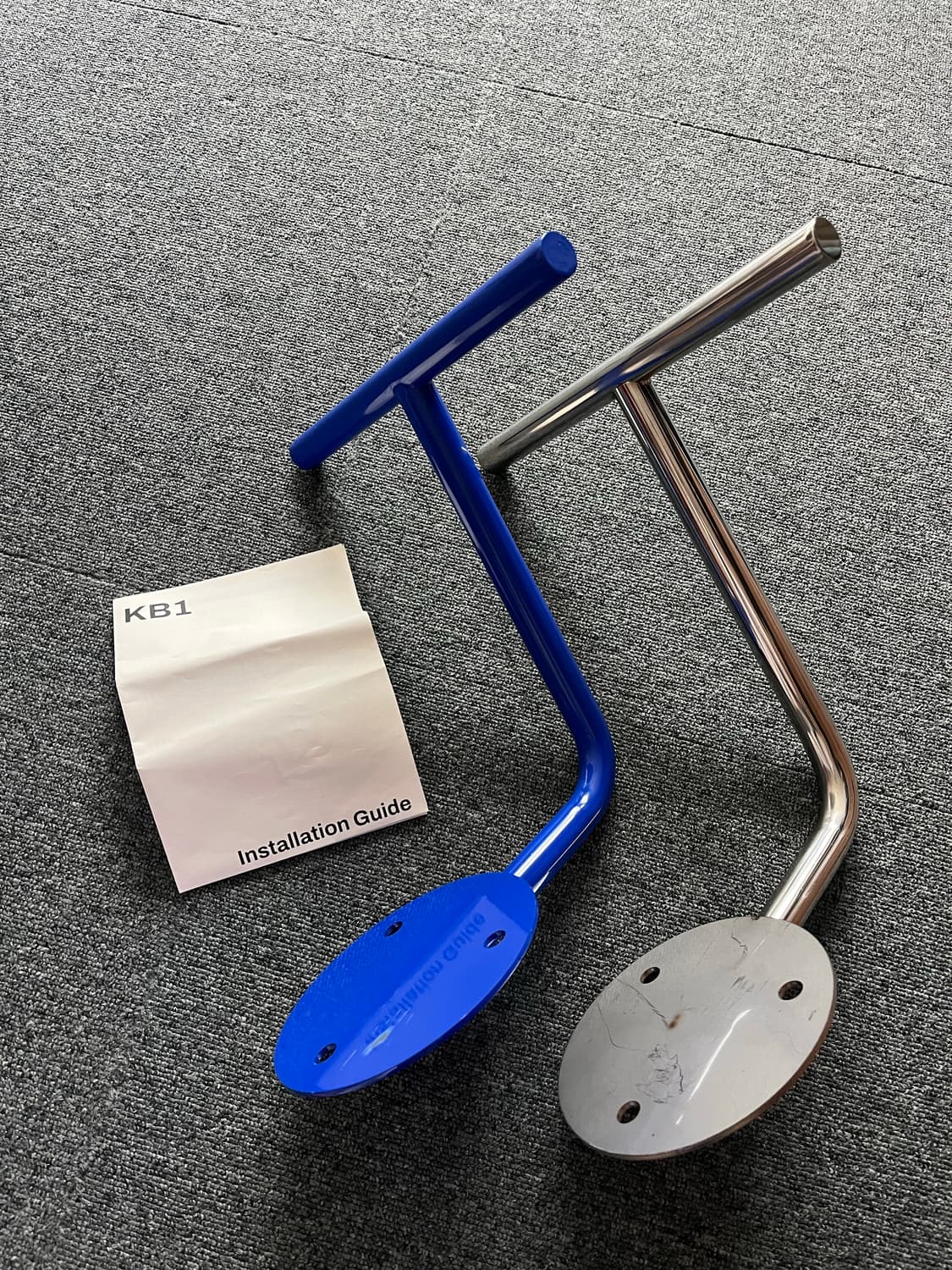 비아크-KB1 의자 등받이 (블루/실버) 상품이미지7