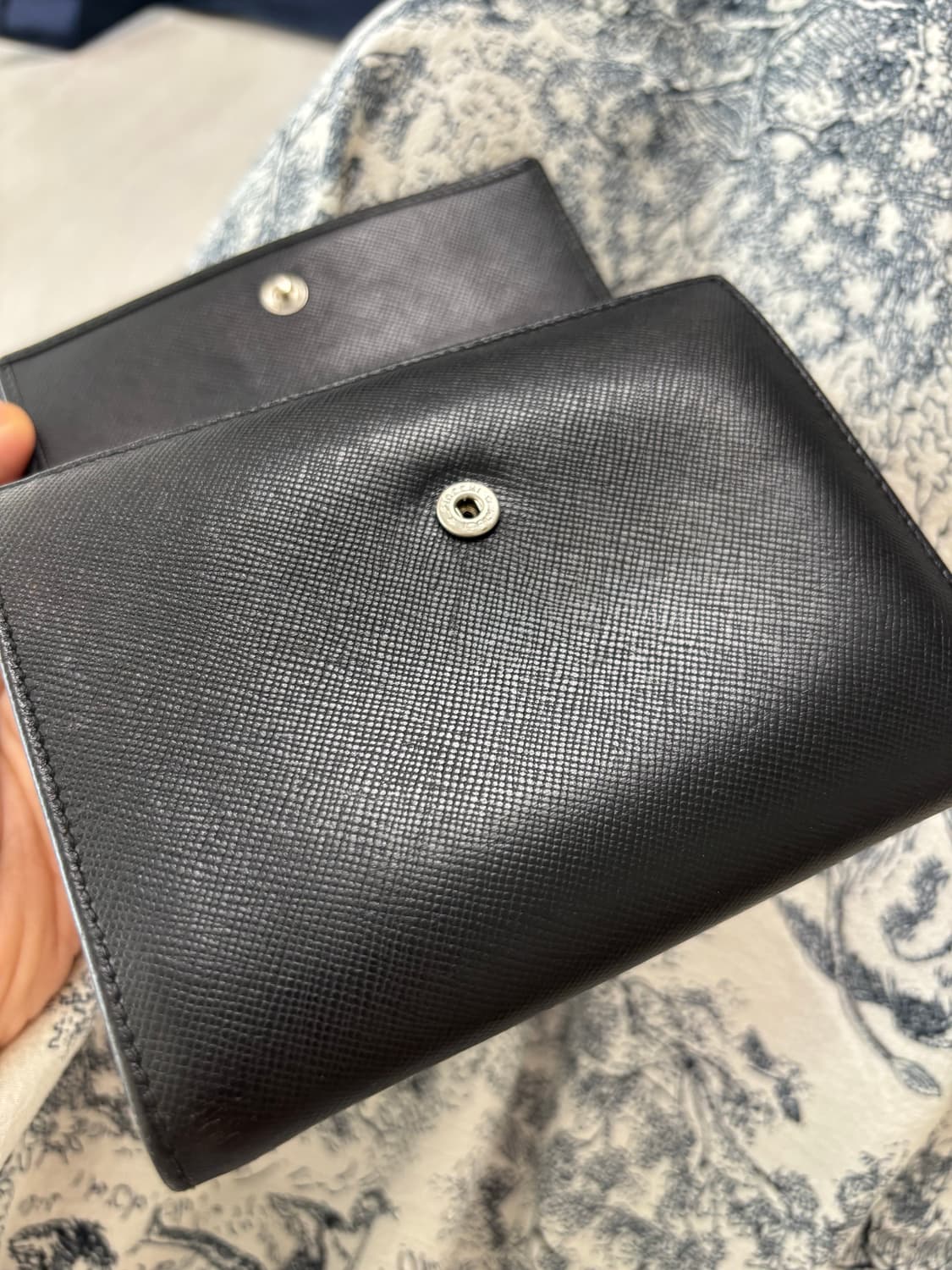 프라다 사피아노 블랙 남성 반지갑 상품이미지10