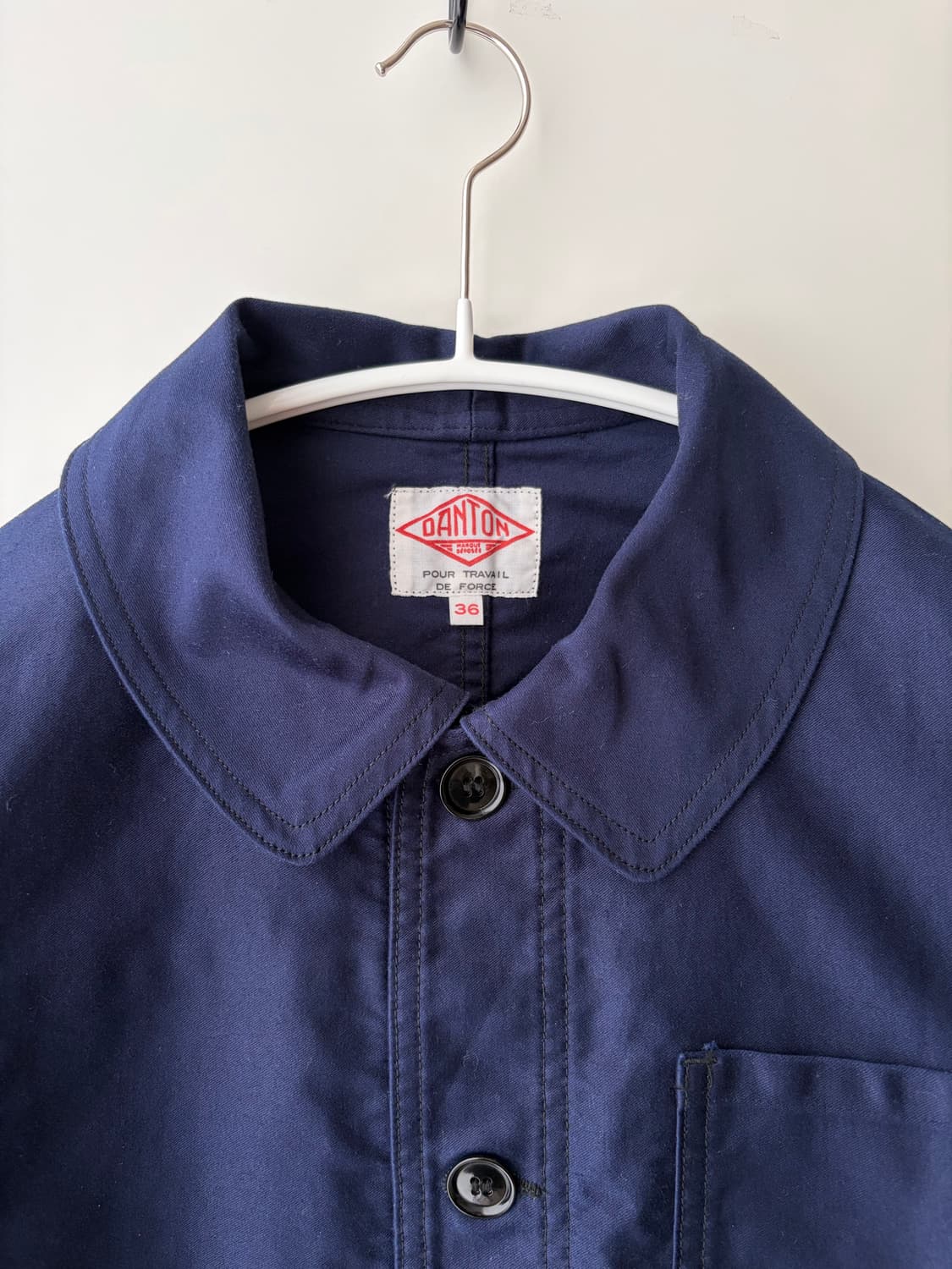 Danton 단톤 몰스킨 와이드 워크 자켓 상품이미지5