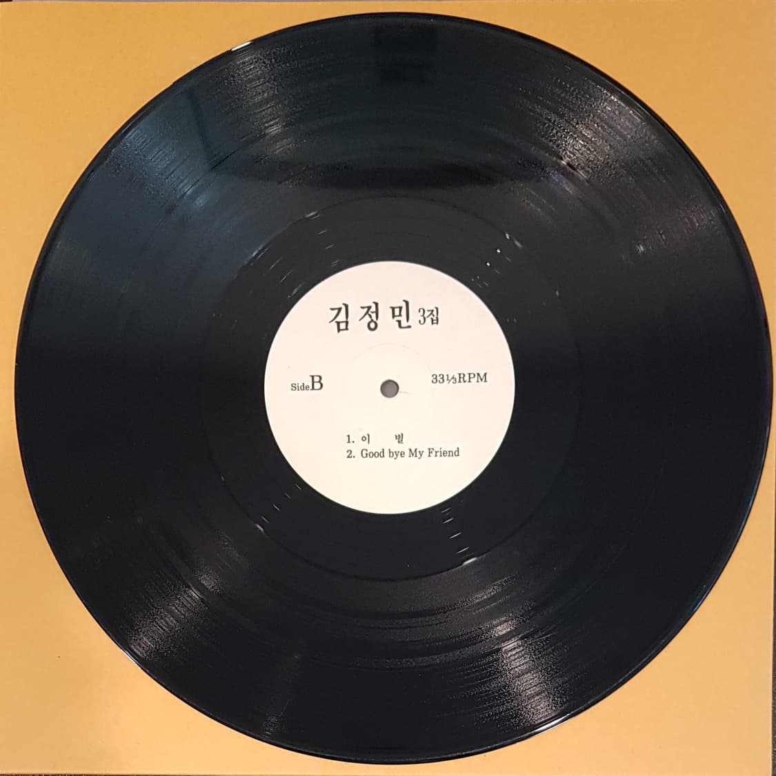 김정민 3집 lp 상품이미지2