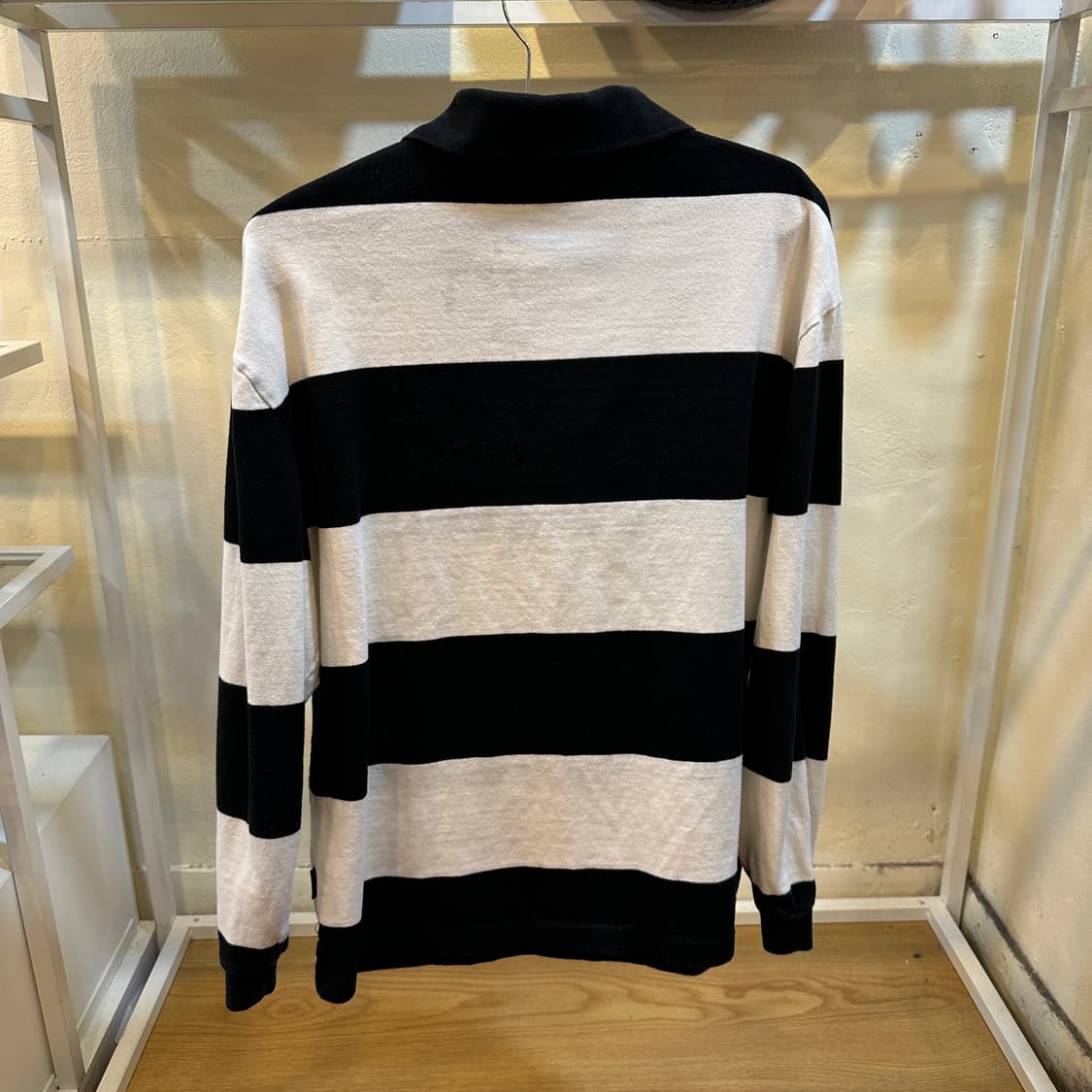 와릿이즌 what it isnt 흑백 스트라이프 긴팔 S 상품이미지6