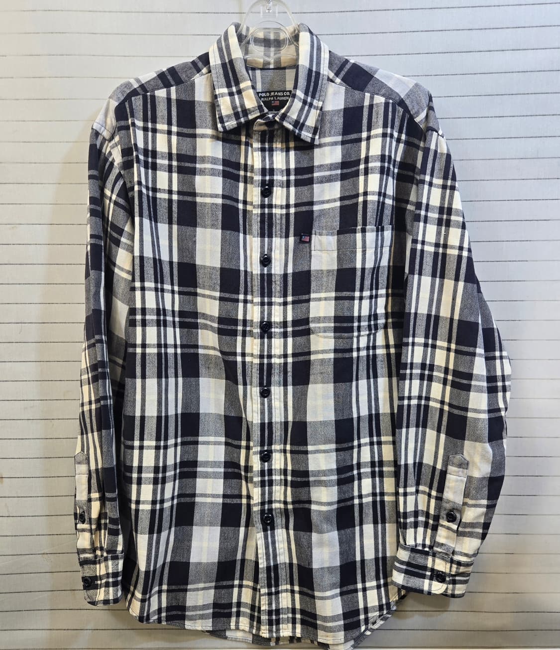 폴로랄프로렌 블랙.화이트 셔츠 상품이미지1