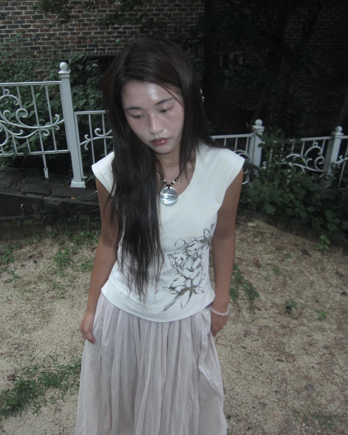 vintage Christian Aujard sleeveless top 상품이미지5