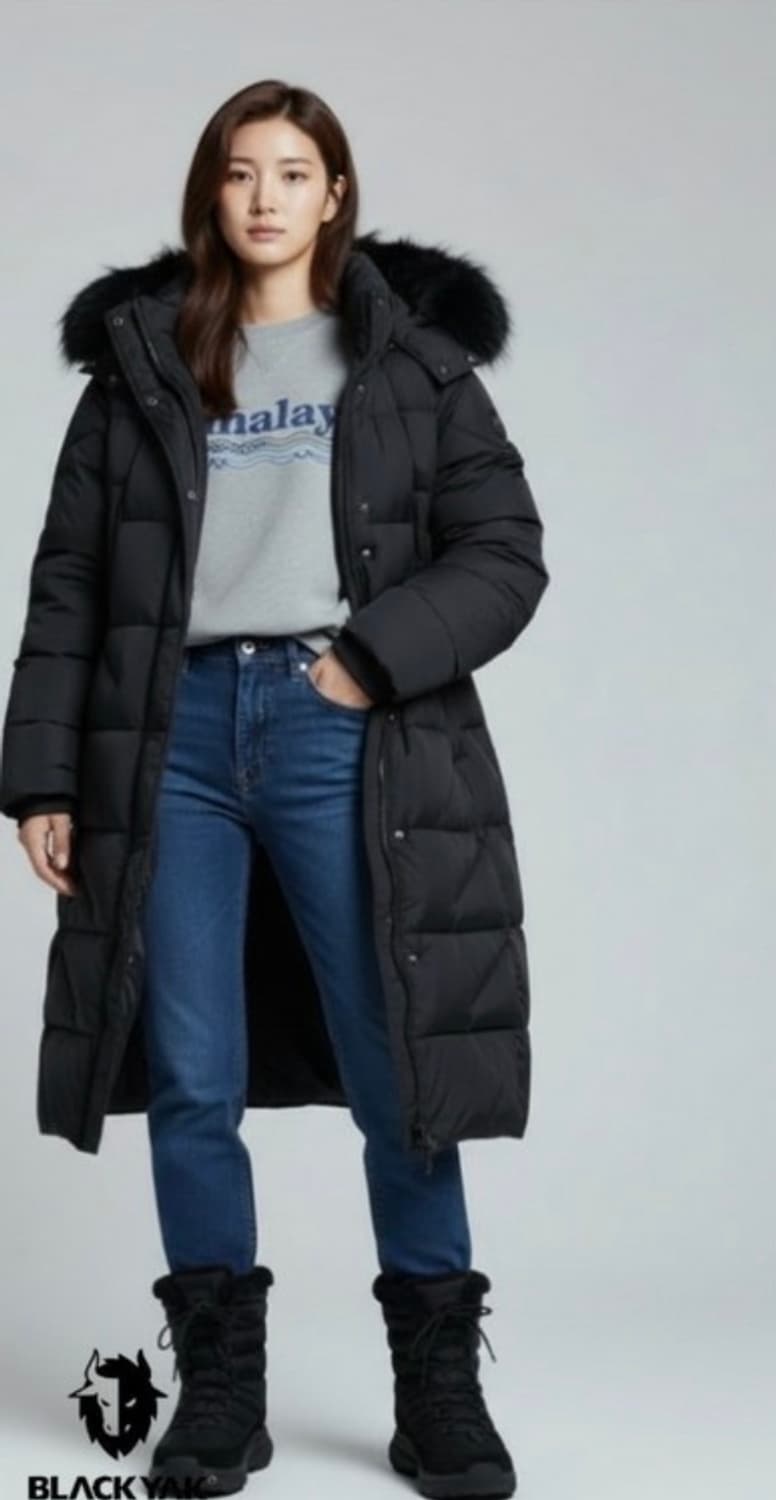 블랙야크 여성 B 아리엘 다운 자켓 66-77 상품이미지5