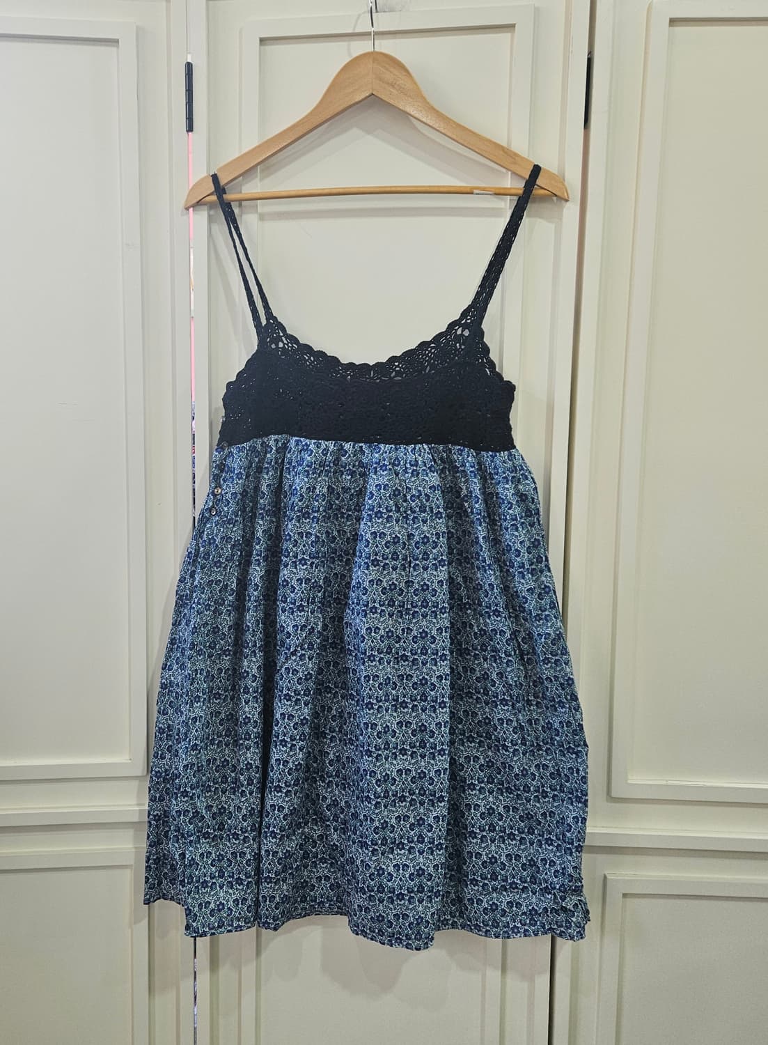 크로쉐 레이어드 플라워 원피스 상품이미지6