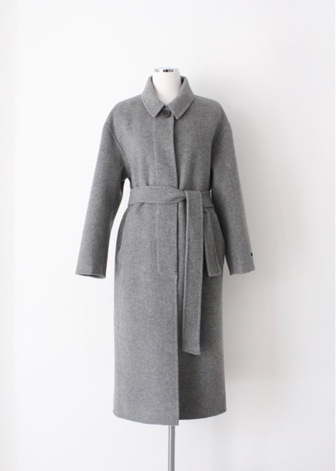 그랩 울 싱글코트 여성free 상품이미지1