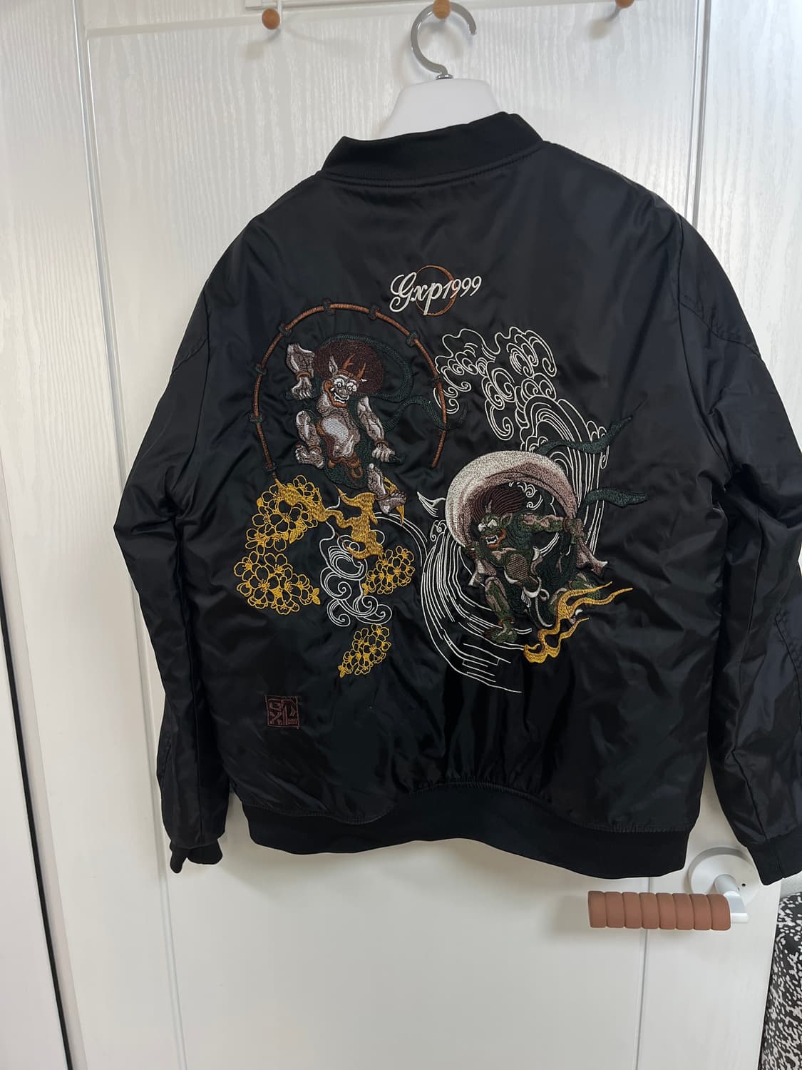 일본 풍신, 뇌신 자수 집업자켓 95~100 상품이미지5