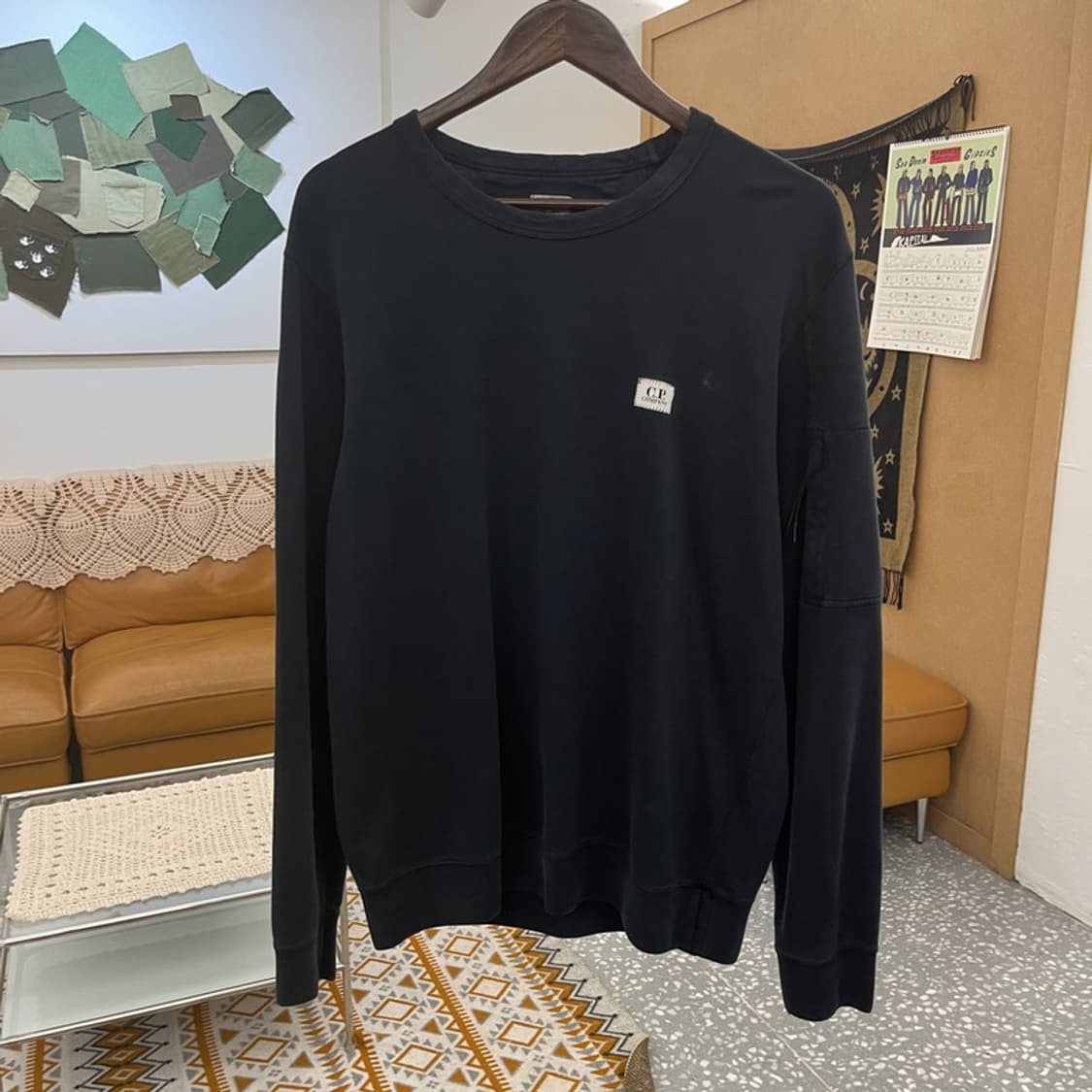 씨피컴퍼니 빈티지 모던시크 캐주얼 롱슬리브 맨투맨 L C10961 상품이미지3