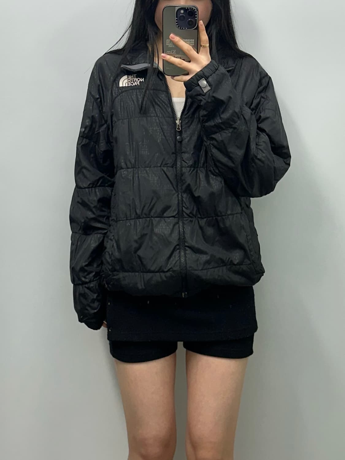 노스페이스 자수로고 윈드 경량 패딩 상품이미지1