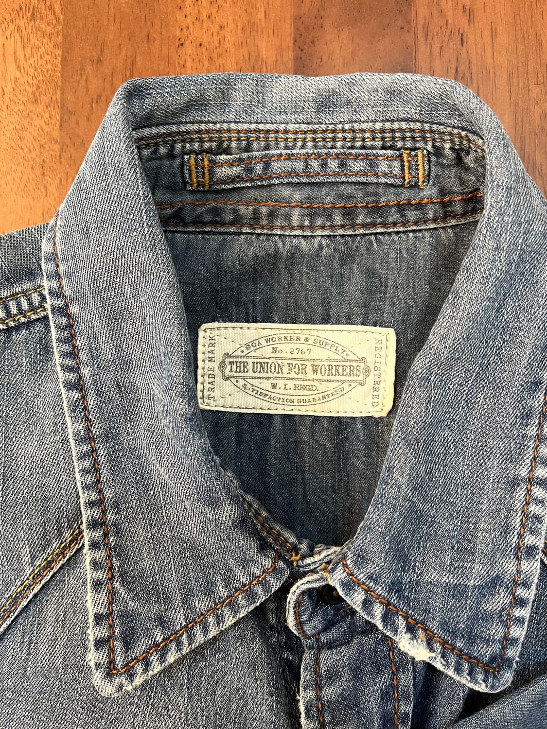 GOA 롱슬리브 웨스턴 데님 셔츠 상품이미지6