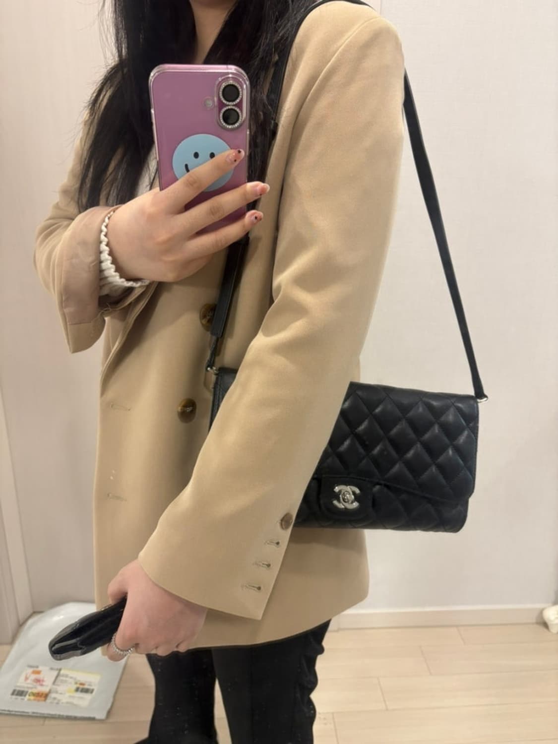 샤넬퀼팅플랩블랙백 상품이미지5