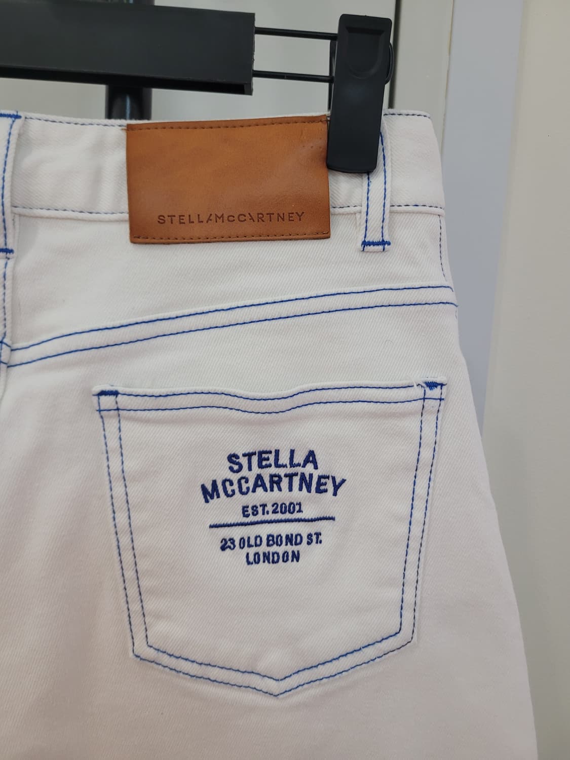스텔라 맥카트니 하이웨이스트 화이트 데님 반바지 27사이즈 상품이미지7