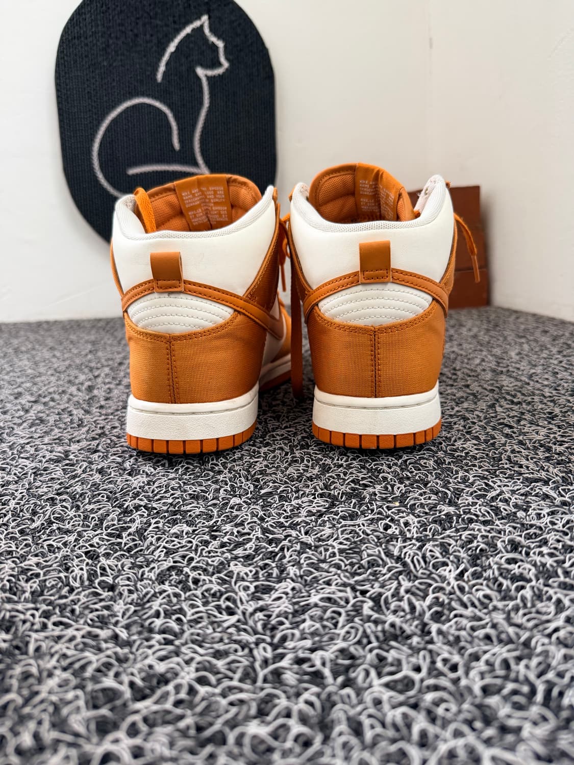 나이키 덩크 하이 오렌지 260mm 상품이미지3